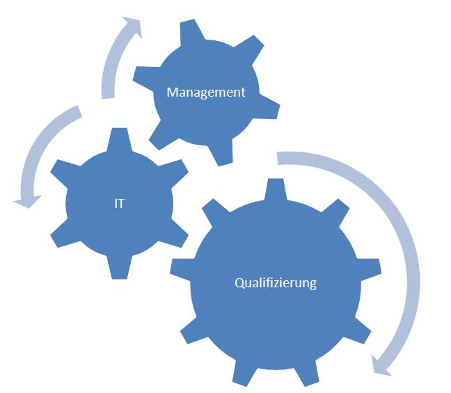 Zahnräder IT, Management, Qualifizierung